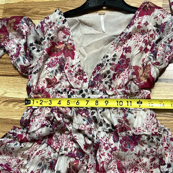 Free People Closer To The Heart Tiered Floral Dress Size XS - Picture 10 of 16